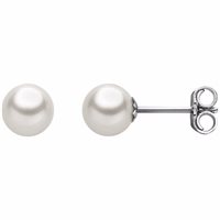 Orecchini Comete Donna in Oro bianco Perla ORP149B - ORP149B